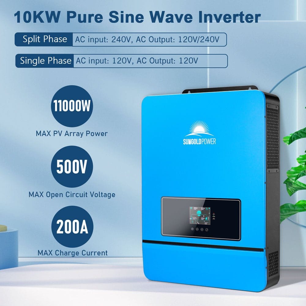 SunGoldPower 20KW 48V Split Phase Solar Inverter (2 Units Parallel)