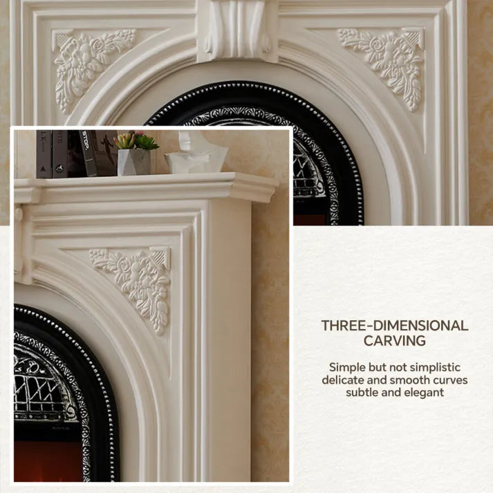 HearthArtSinn Aurora 2 Simple French Electronic Fireplace