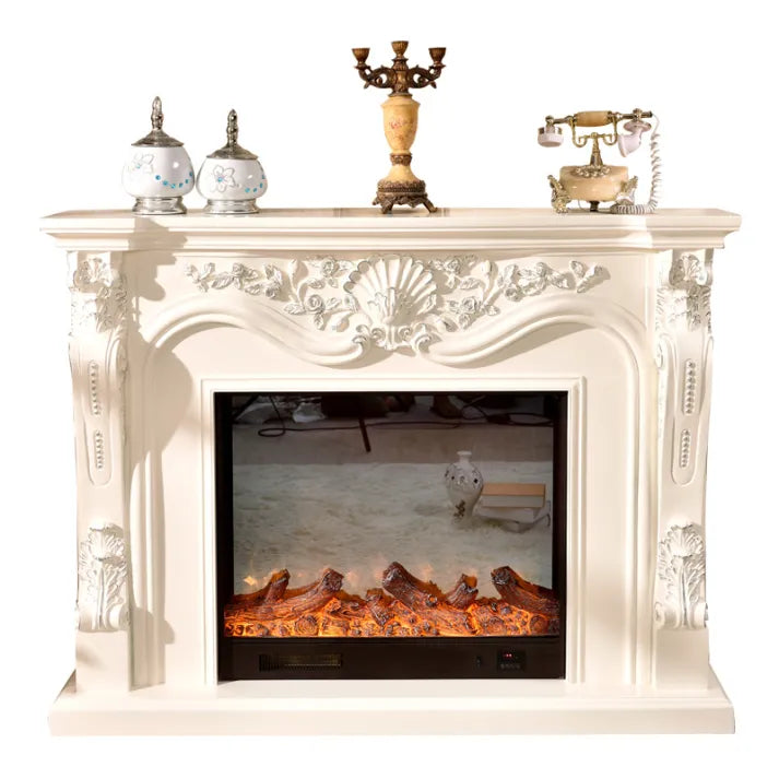 HearthArtSinn European Style Fire Simulation Electronic Heating Fireplace