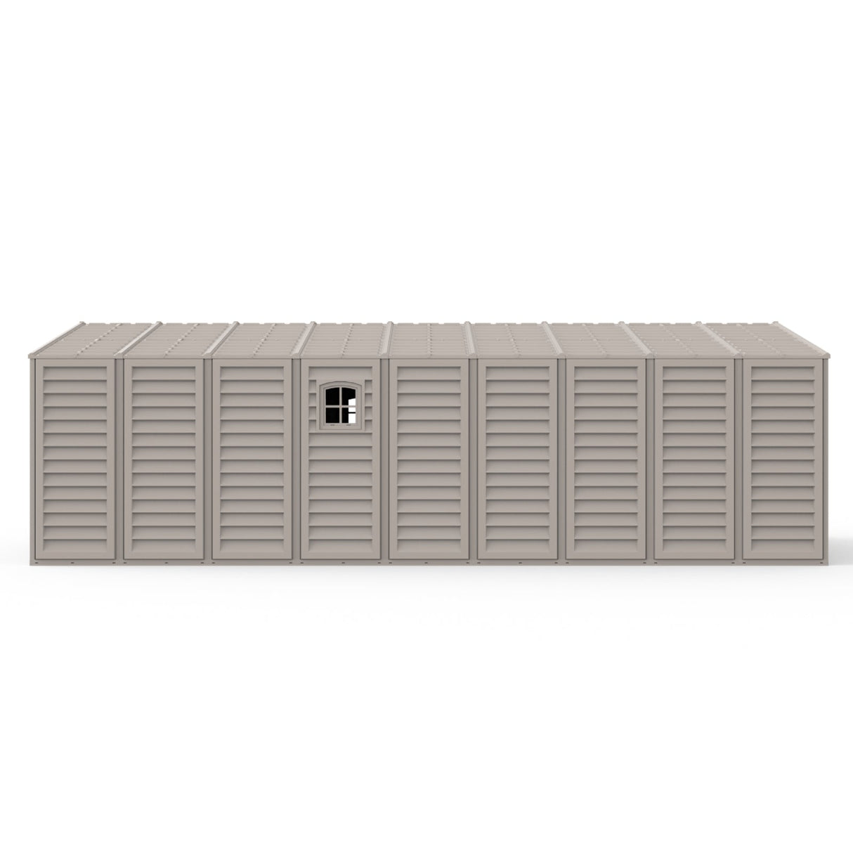 Chery Industrial Duramax 10.5’ x 23’ Vinyl Garage with Foundation, 2 Windows & Side Doors Vinyl Storage Shed 15326