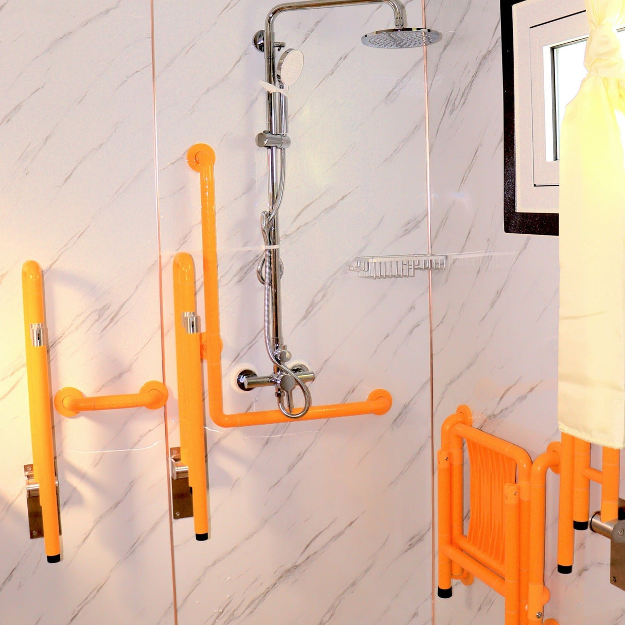 Chery Industrial 10 ft Handicap‑Accessible Portable Toilet with Built‑In Shower SUIMT10FTADAWS