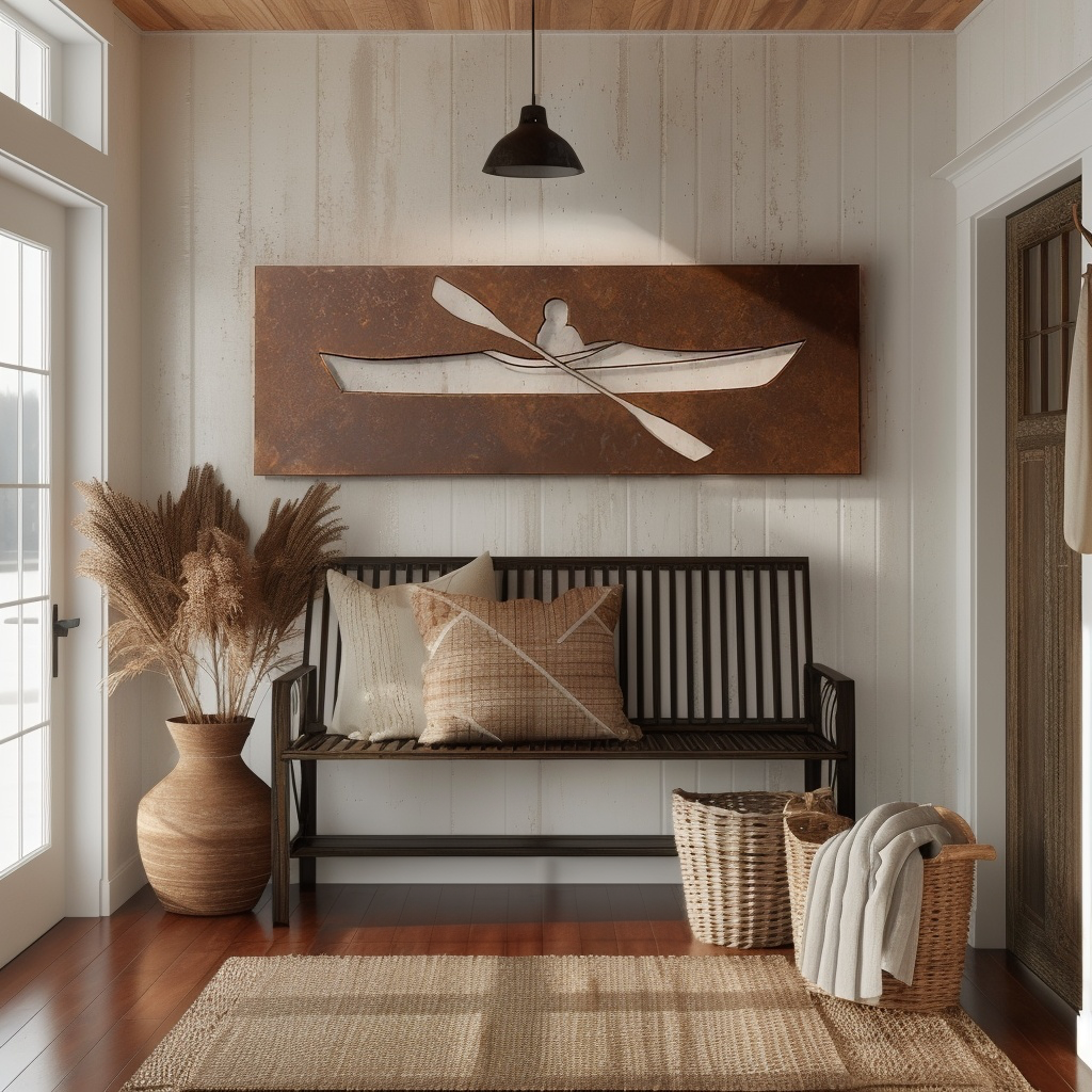 The Crossing Paddle - Metal Wall Art