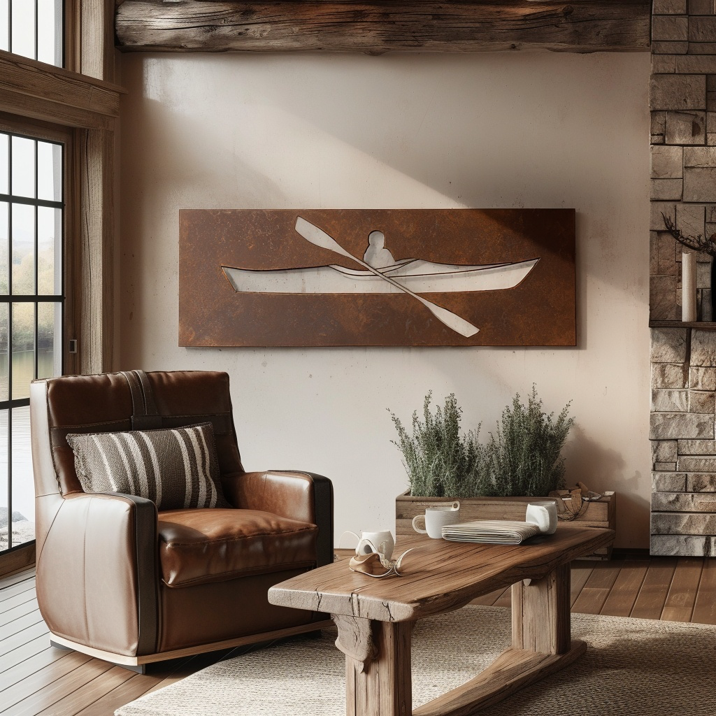 The Crossing Paddle - Metal Wall Art