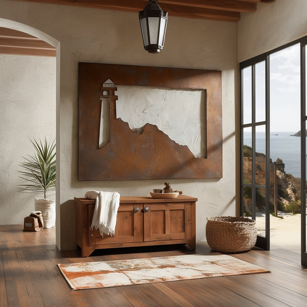 The Clifflight - Metal Wall Art