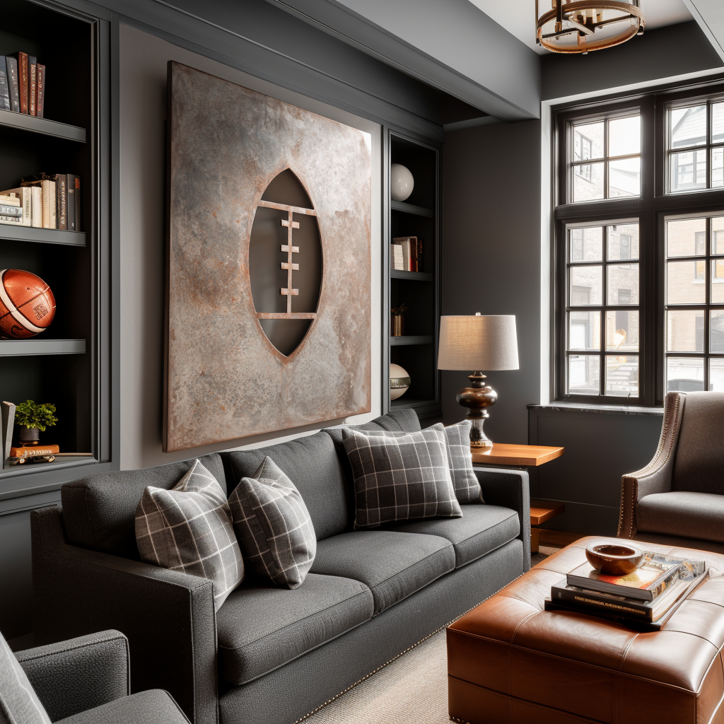 The Gridiron - Metal Wall Art