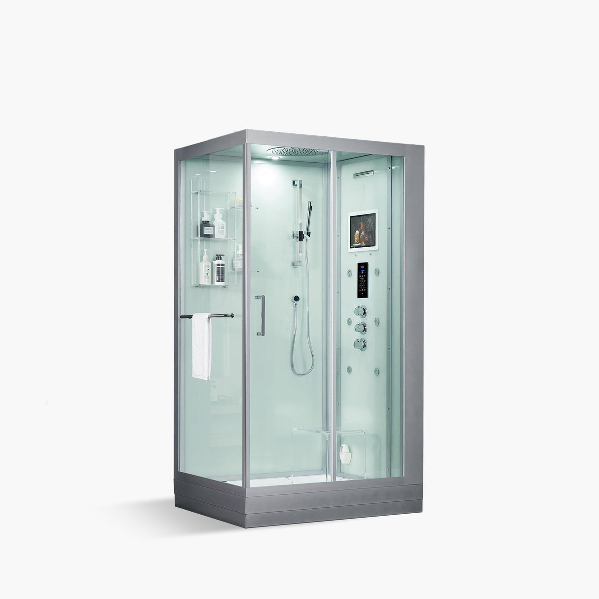 Maya Bath Platinum Lucca‑R 47″ × 33″ × 88″ Steam Shower