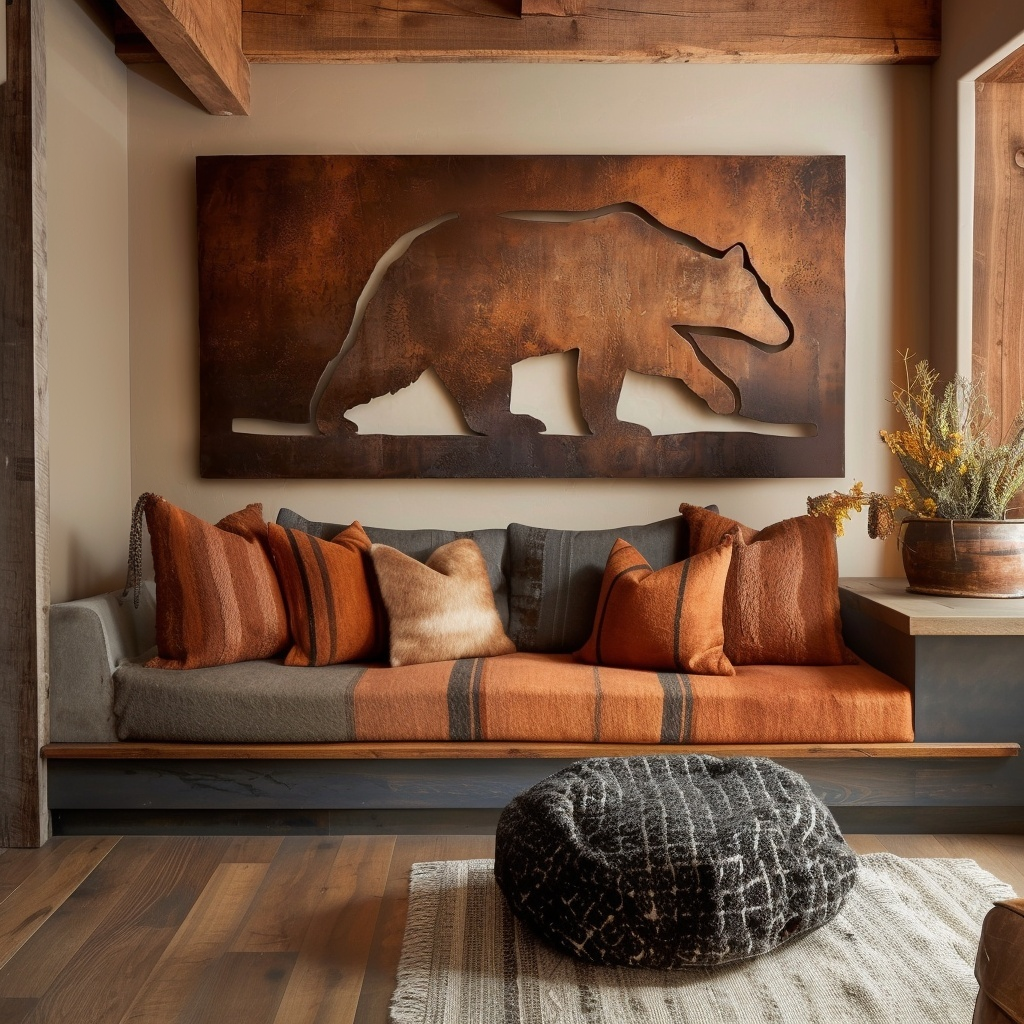 The Bear - Metal Wall Art