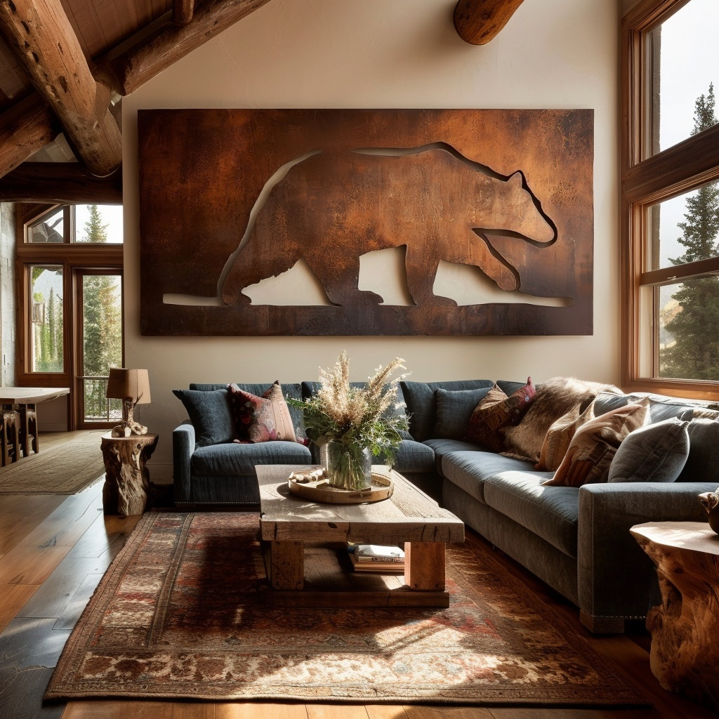 The Bear - Metal Wall Art