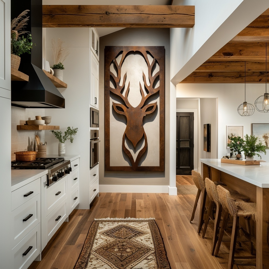 The Stag - Metal Wall Art