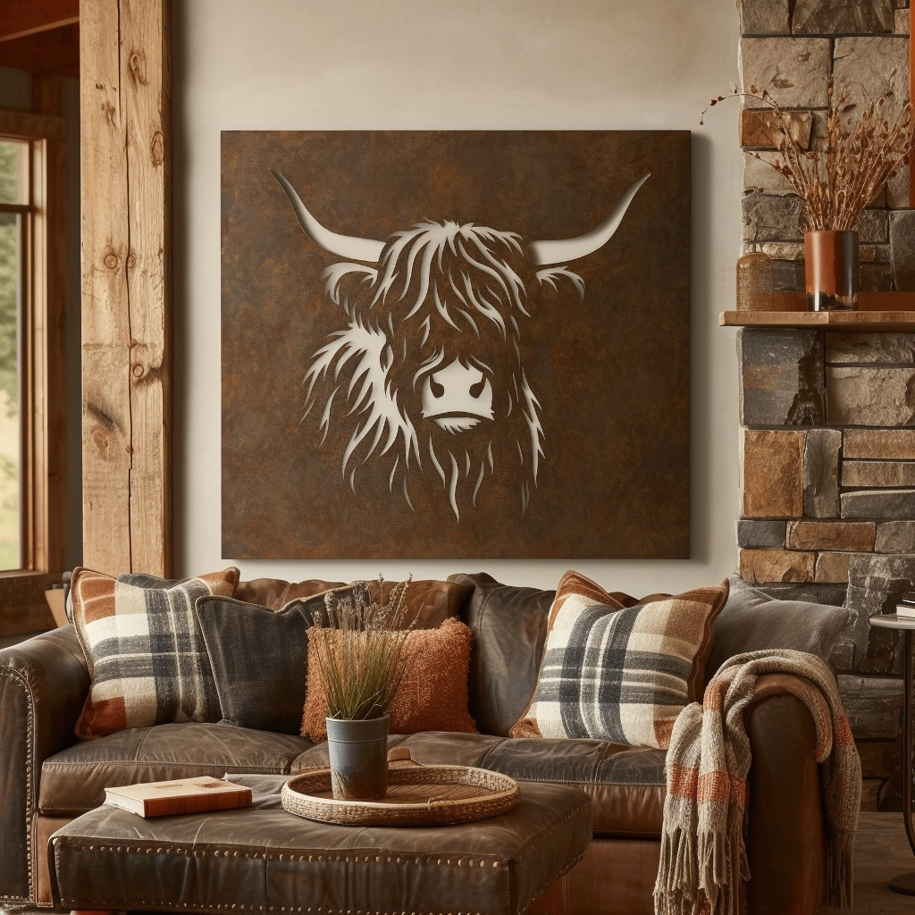The Highland - Metal Wall Art