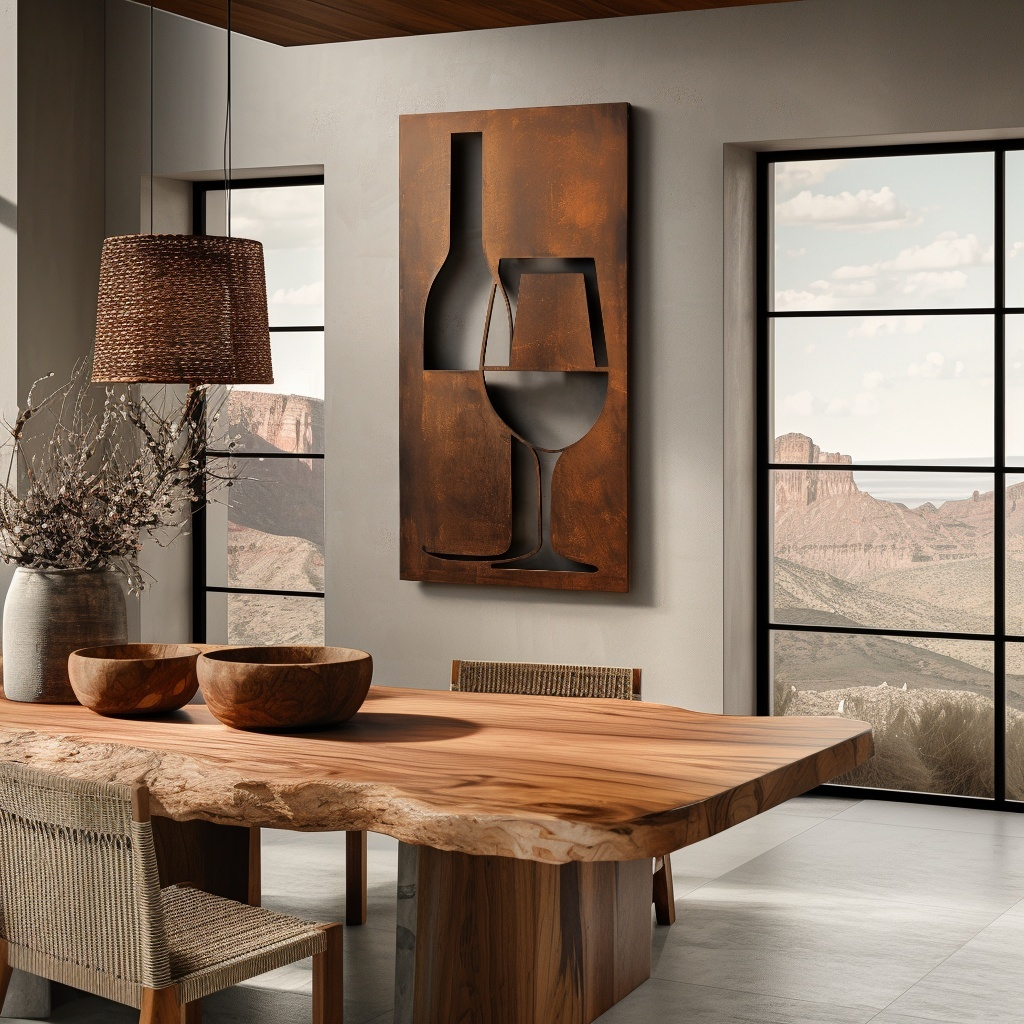 The Sommelier - Metal Wall Art