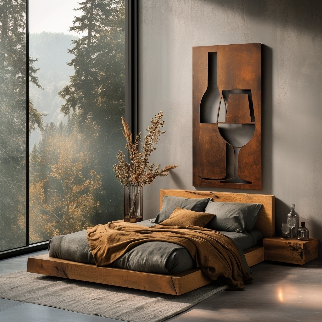 The Sommelier - Metal Wall Art