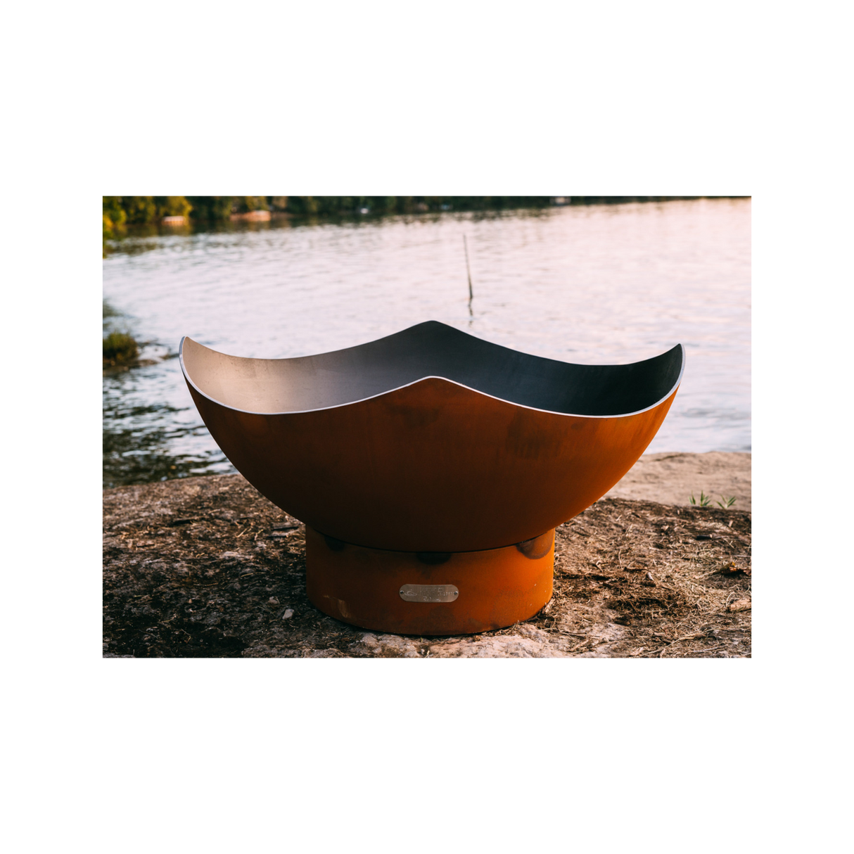 Fire Pit Art Manta Ray Fire Pit