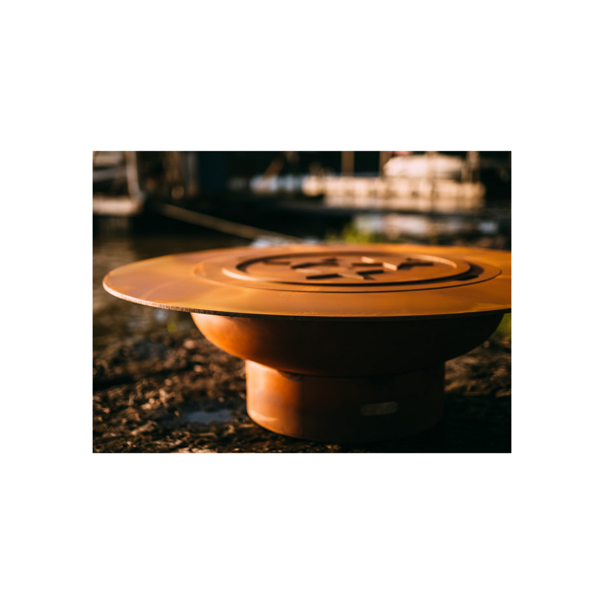 Fire Pit Art Magnum with Lid Fire Pit