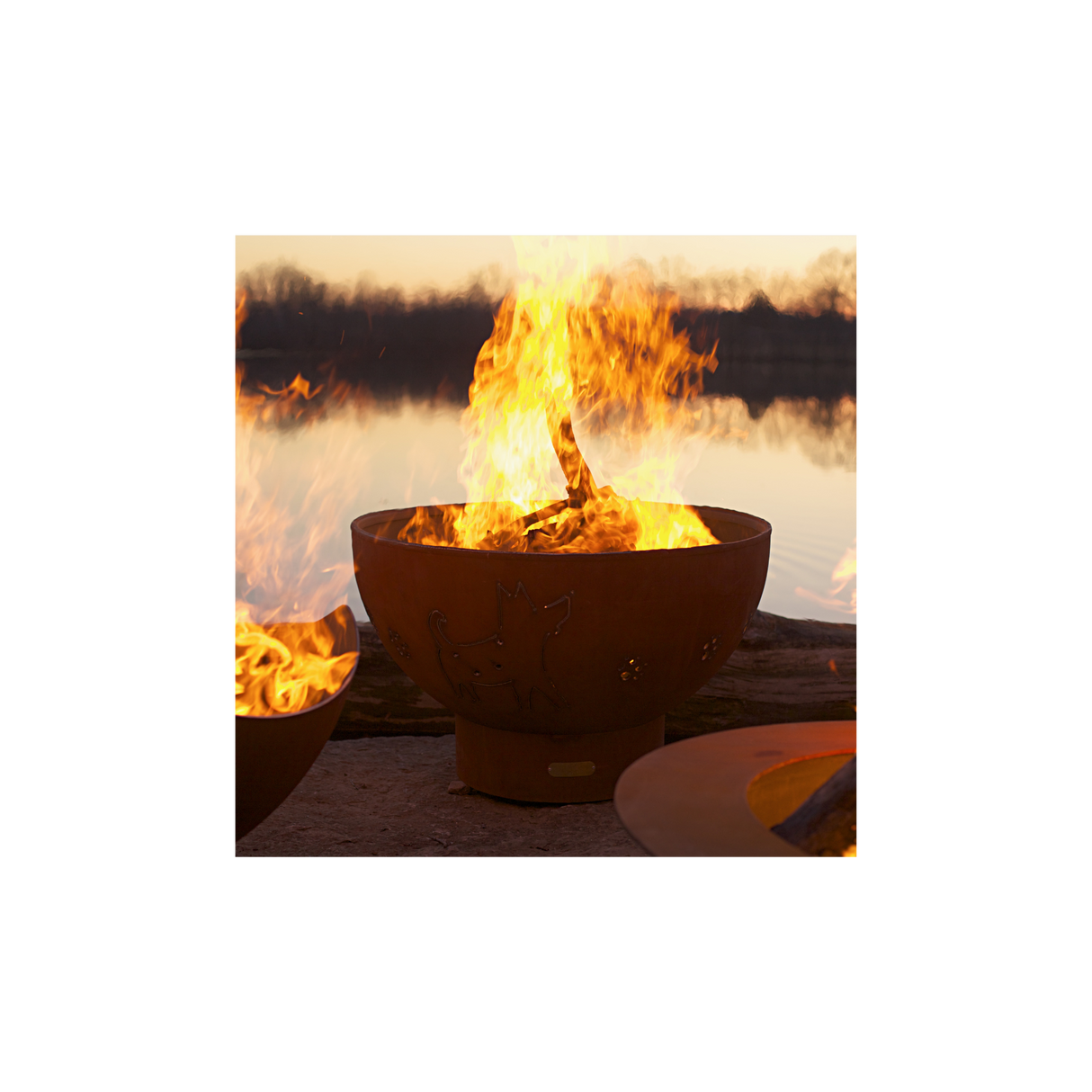 Fire Pit Art Crater / Eclipse Fire Pit