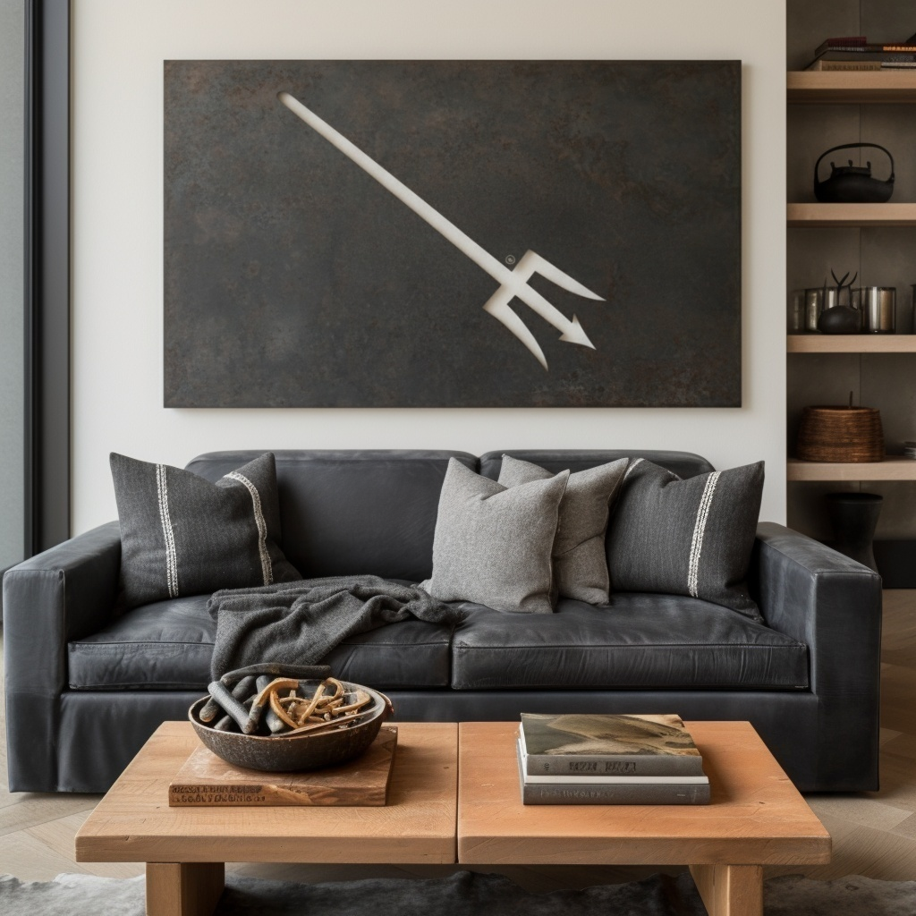 The Piercing Pitchfork - Wall Art - Landscape Slate