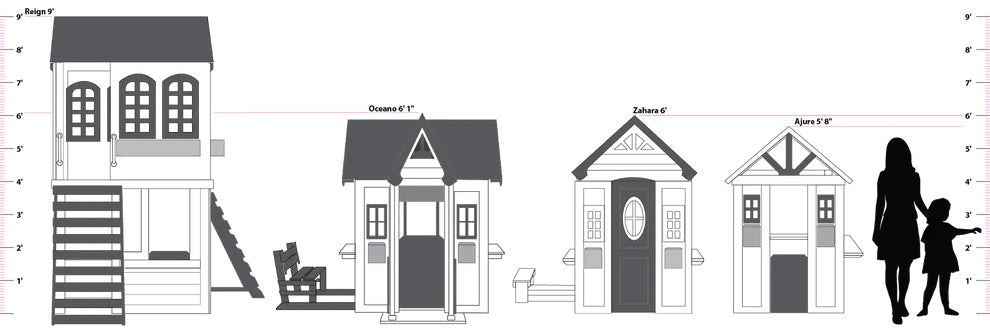 2MamaBees Ajure Playhouse Custom Color