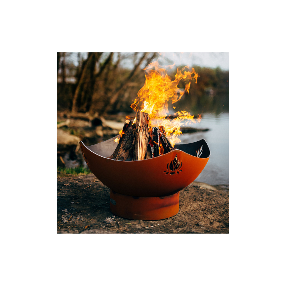 Fire Pit Art Namaste Fire Pit