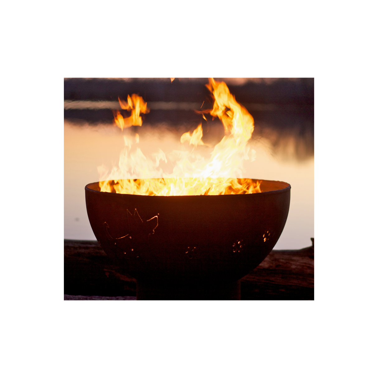 Fire Pit Art Funky Dog Fire Pit