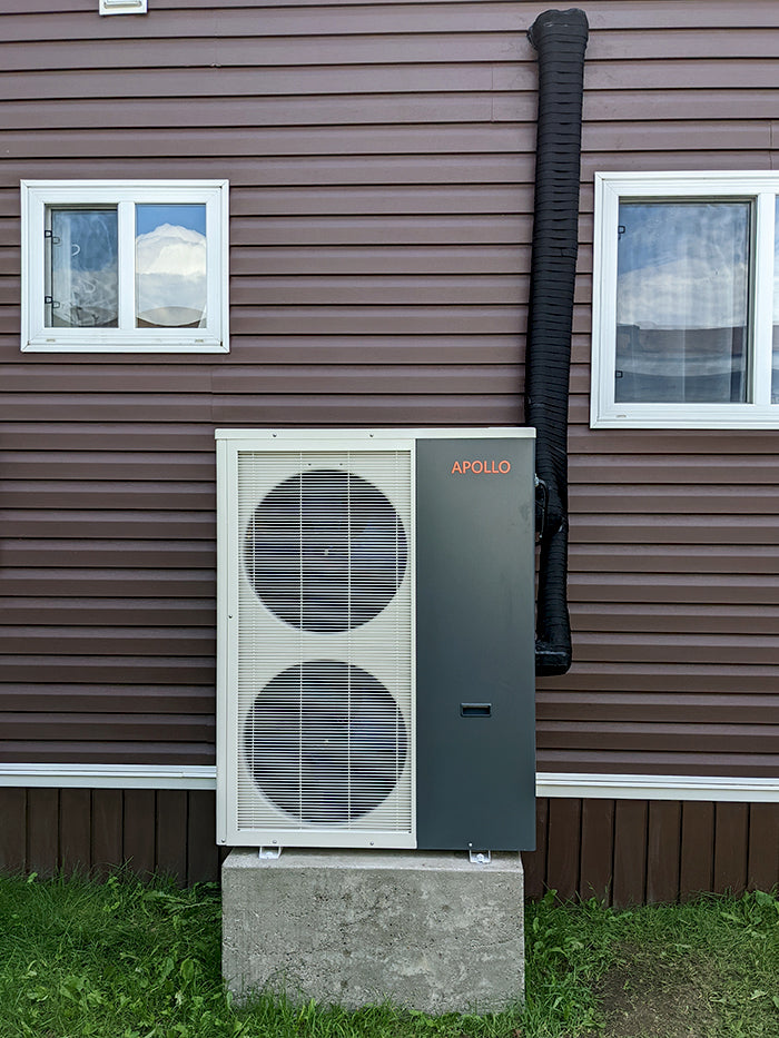 APOLLO Commercial Heat Pump - 72k BTU / 6 Ton - Air to Water - EVI Inverter DC Technology