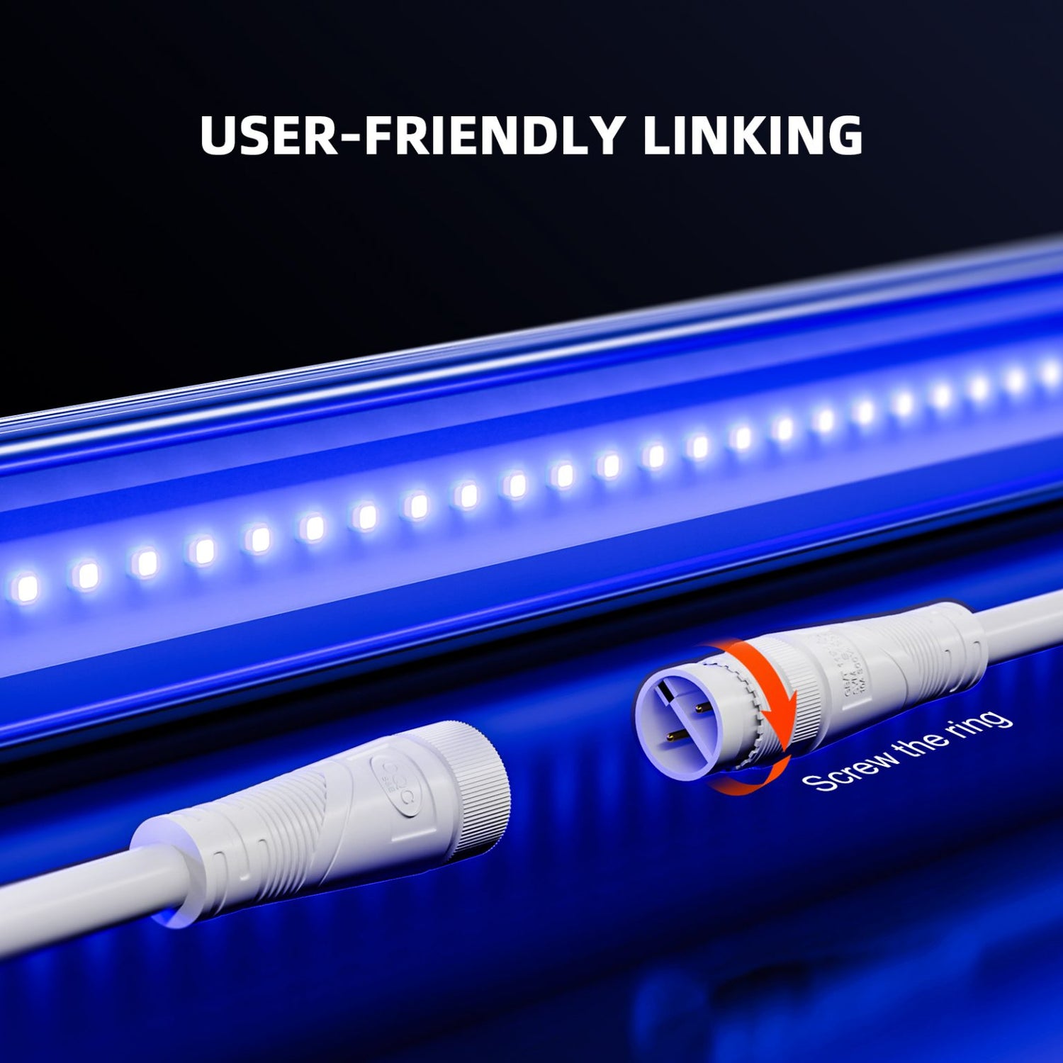 Spider Farmer Supplemental UV60 365nm 60 Watt LED Light Bar Set for Plant (35.4” ) – Model: UV60