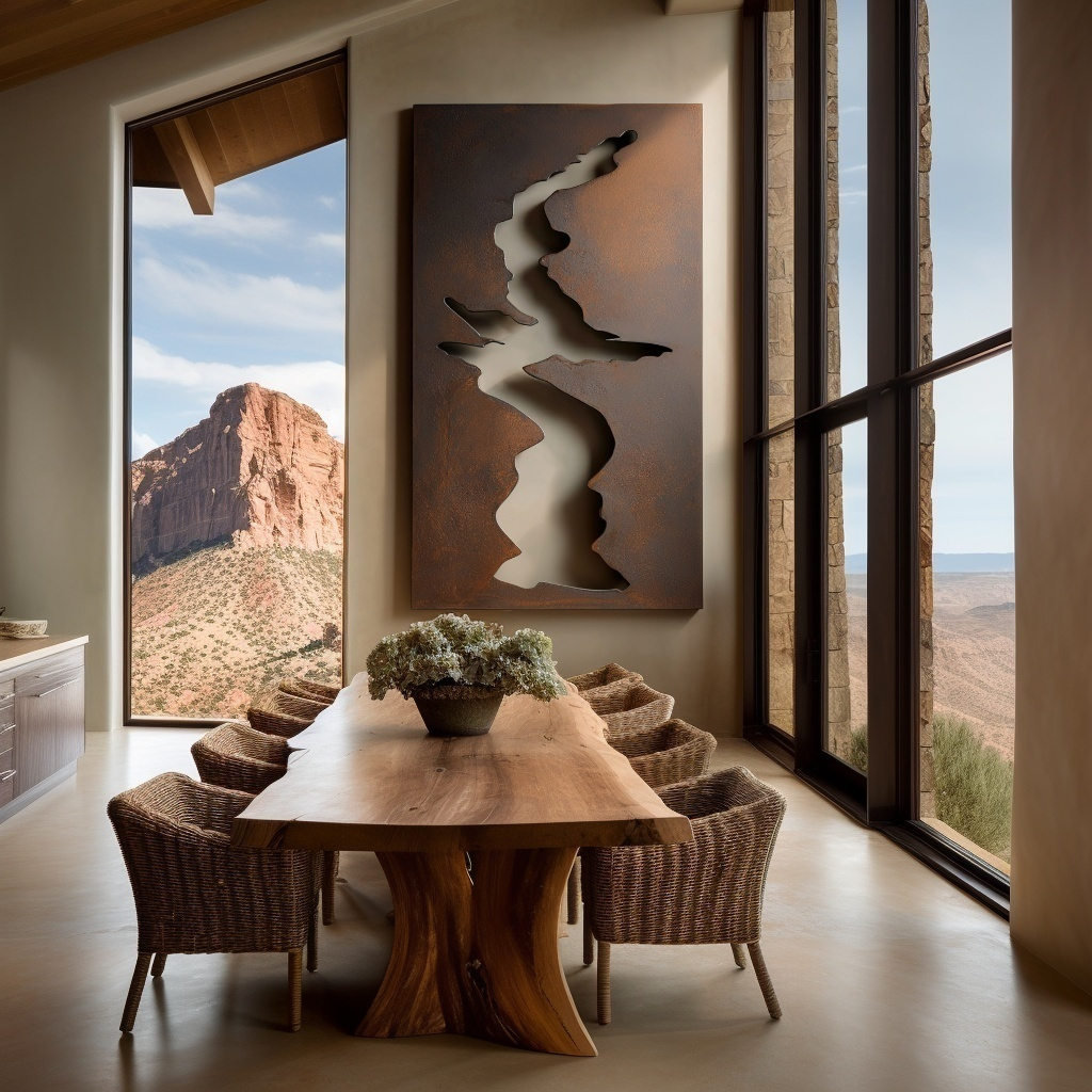 The Pecos River - Metal Wall Art