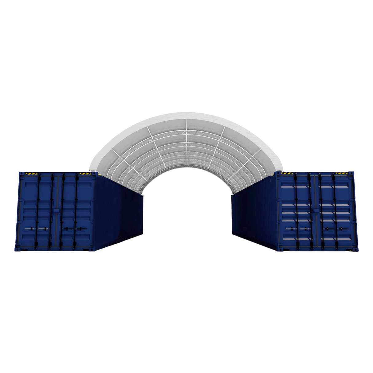 20’ x 40’ Double Truss Container Shelter