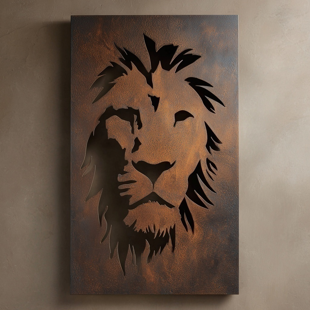 The Lion - Metal Wall Art