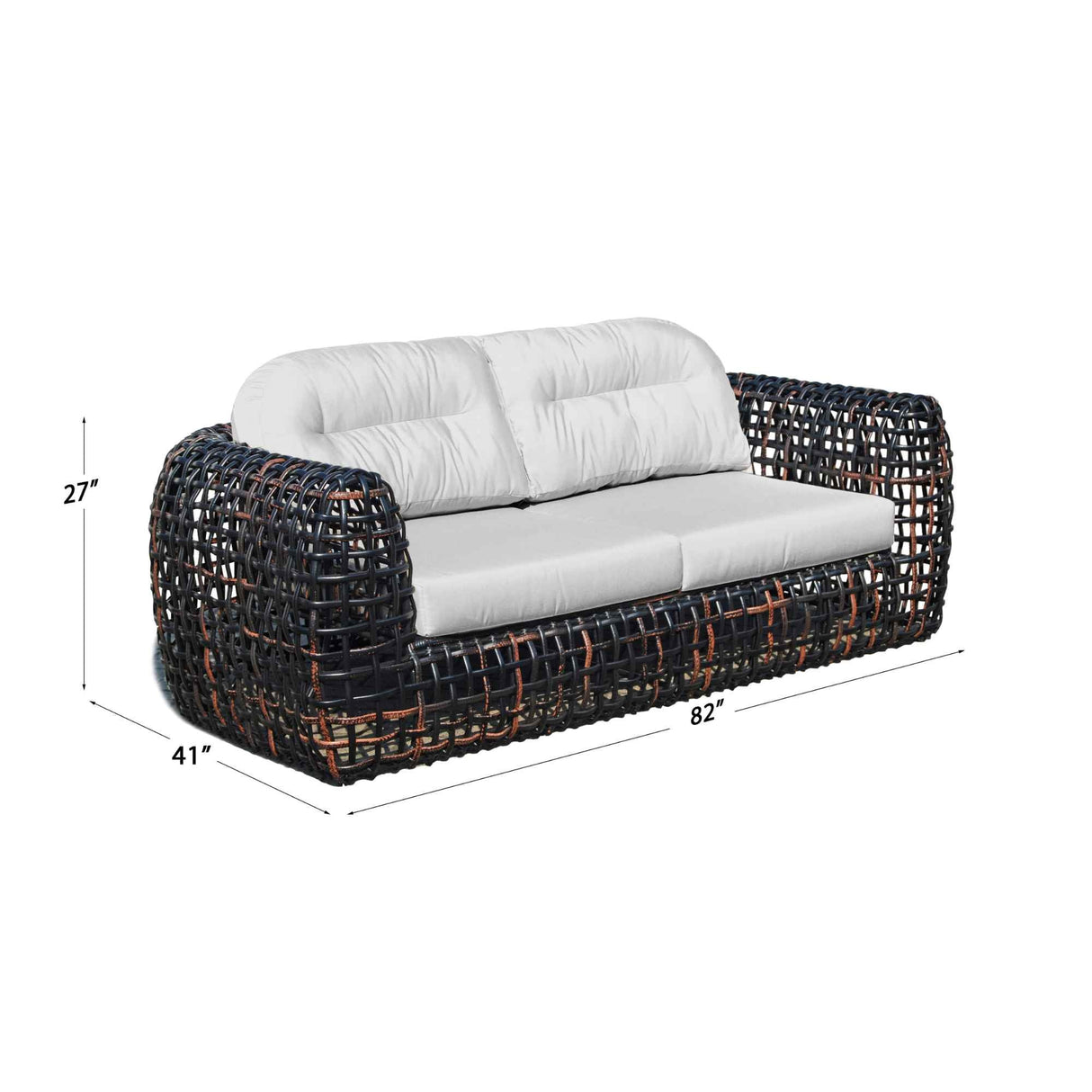 Skyline Design Dynasty Sofa with Sunbrella Cushion
