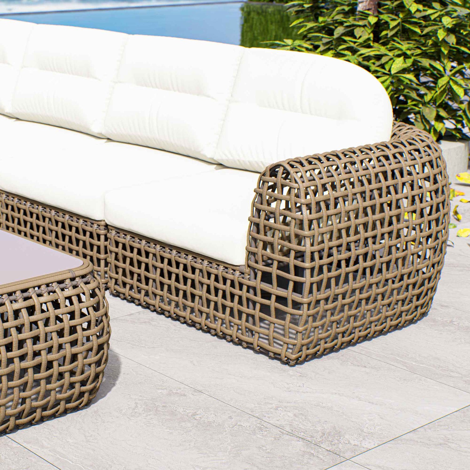 Skyline Design Dynasty Modular Corner with Sunbrella Cushion