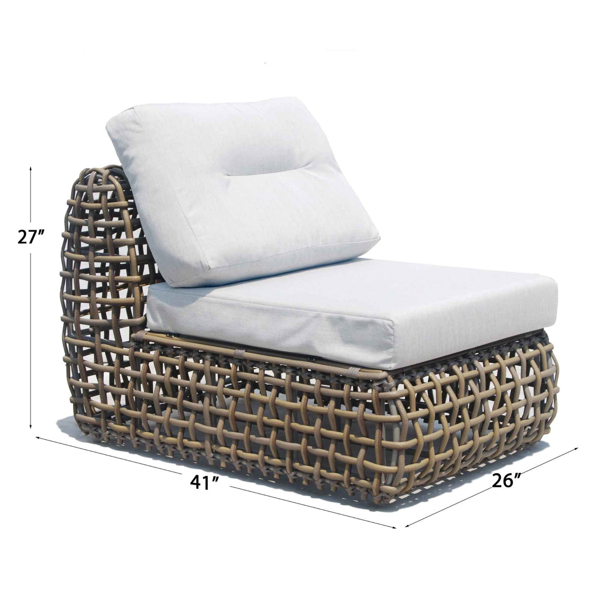 Skyline Design Dynasty Modular Center with Sunbrella Cushion
