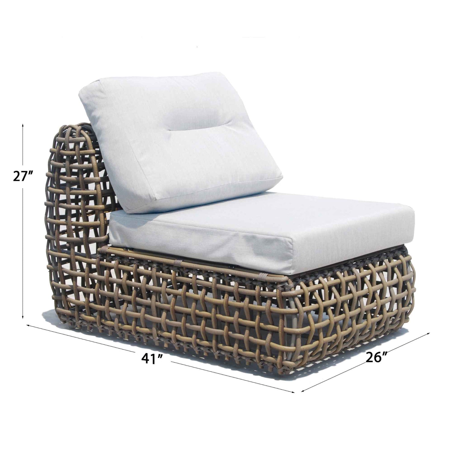 Skyline Design Dynasty Modular Center with Sunbrella Cushion