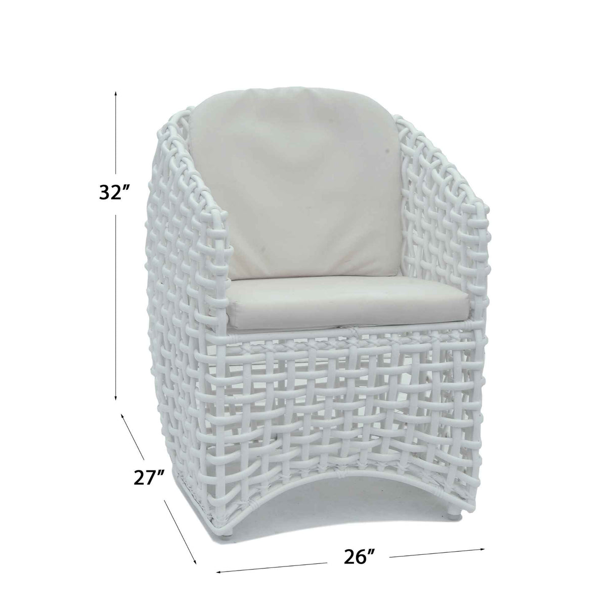 Skyline Design Dynasty Dining Armchair with Sunbrella Cushion