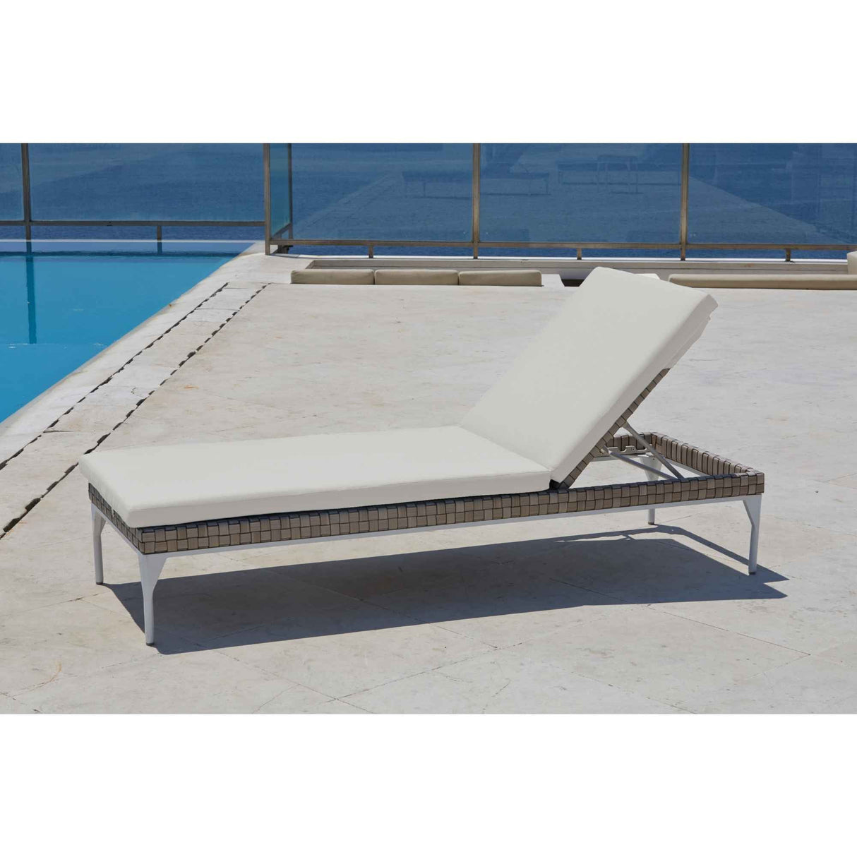 Skyline Design Brafta Chaise Lounger with Sunbrella Cushion