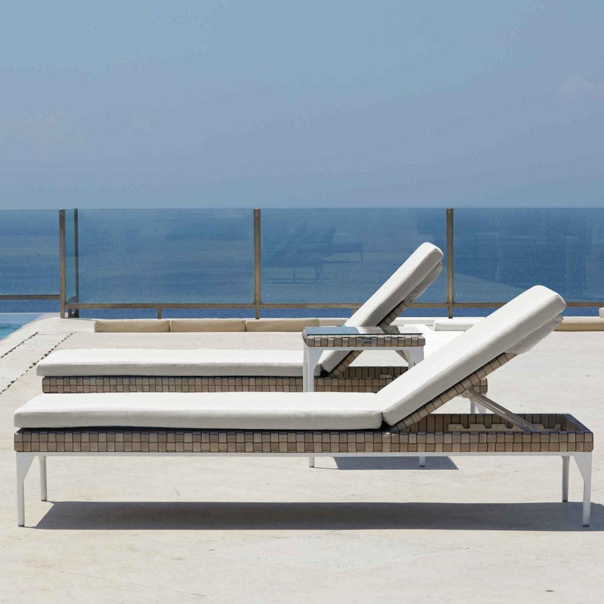 Skyline Design Brafta Chaise Lounger with Sunbrella Cushion