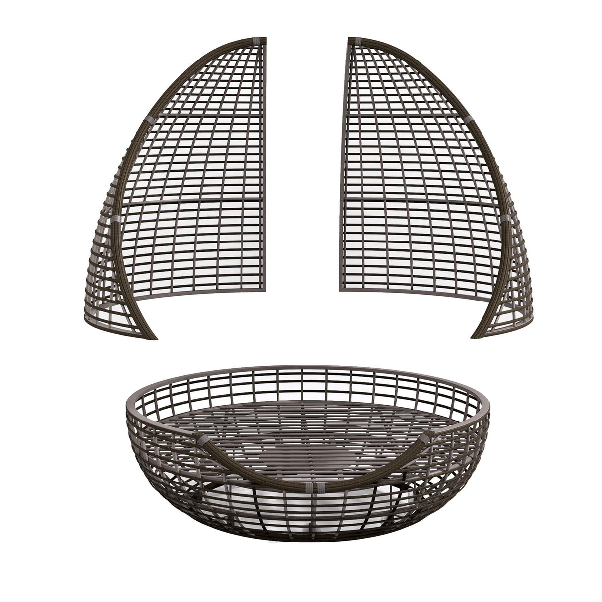 Skyline Design Faber Swivel Daybed with Sunbrella Cushions