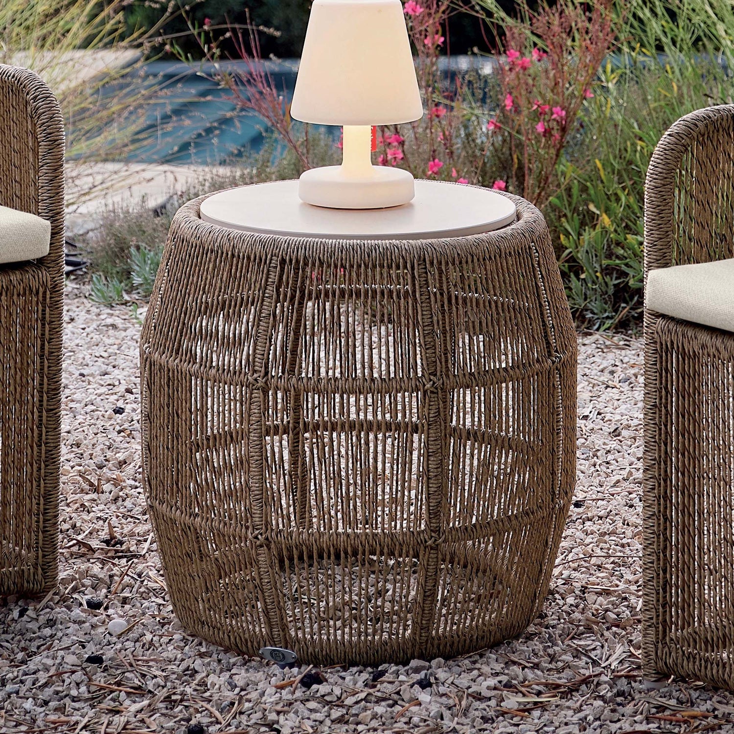 Skyline Design Calixto Side Table with Glass