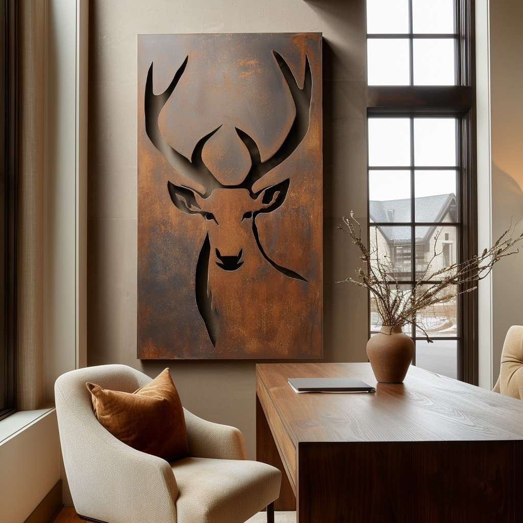 The Caribou - Metal Wall Art