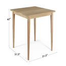 Skyline Design Krabi Square Teak Pub Table