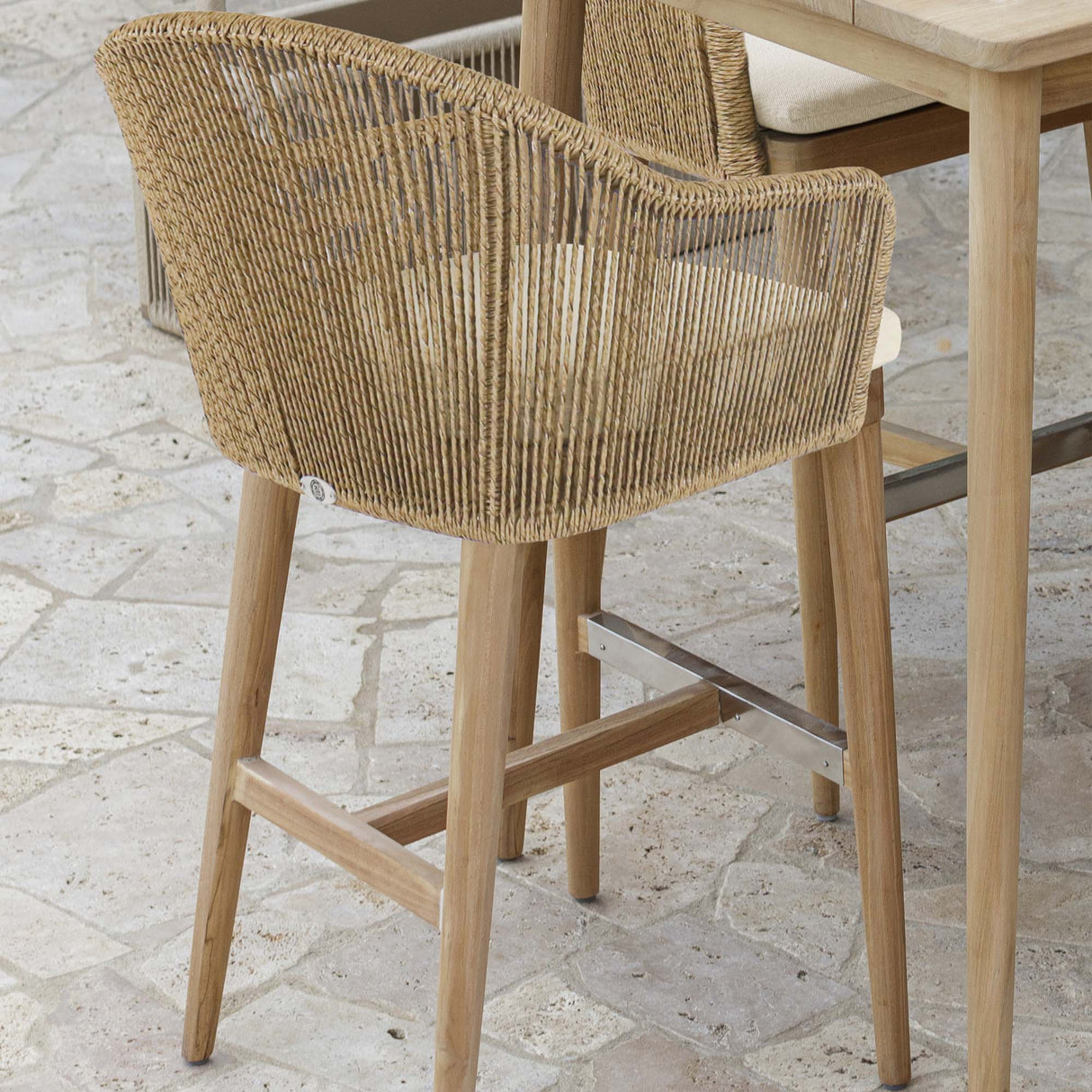 Skyline Design Calixto Barstool with Sunbrella Cushion