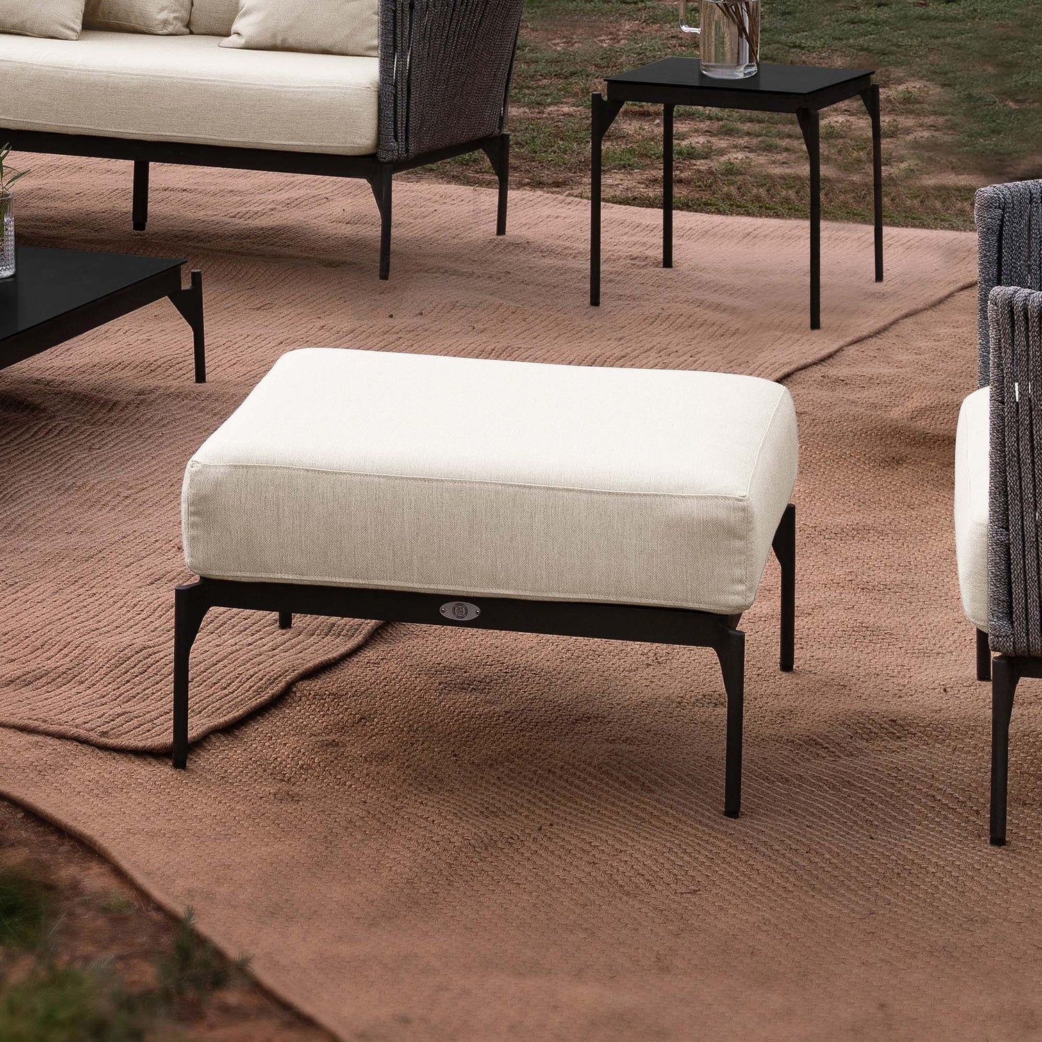 Skyline Design Boston Ottoman with Sunbrella Cushion