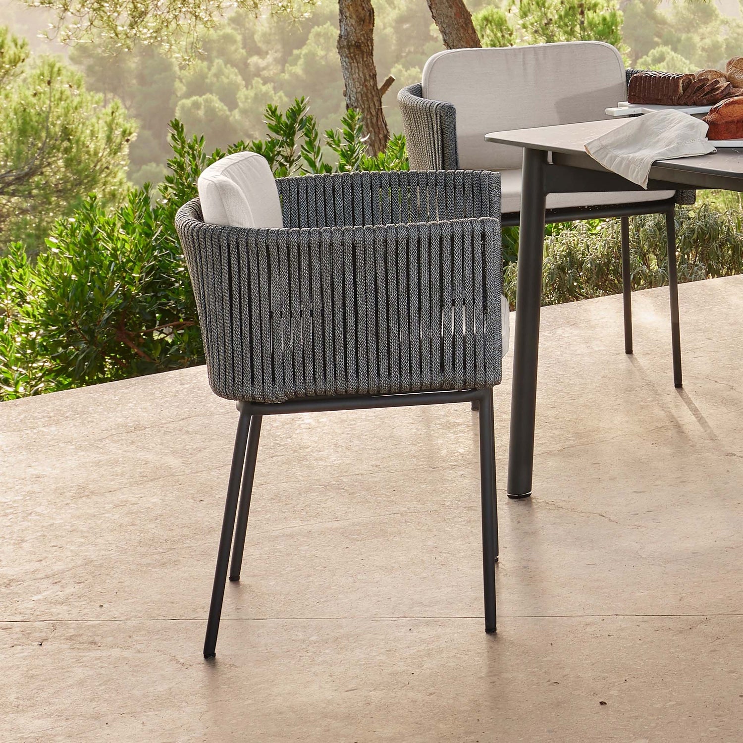 Skyline Design Boston Dining Armchair with Sunbrella Cushion