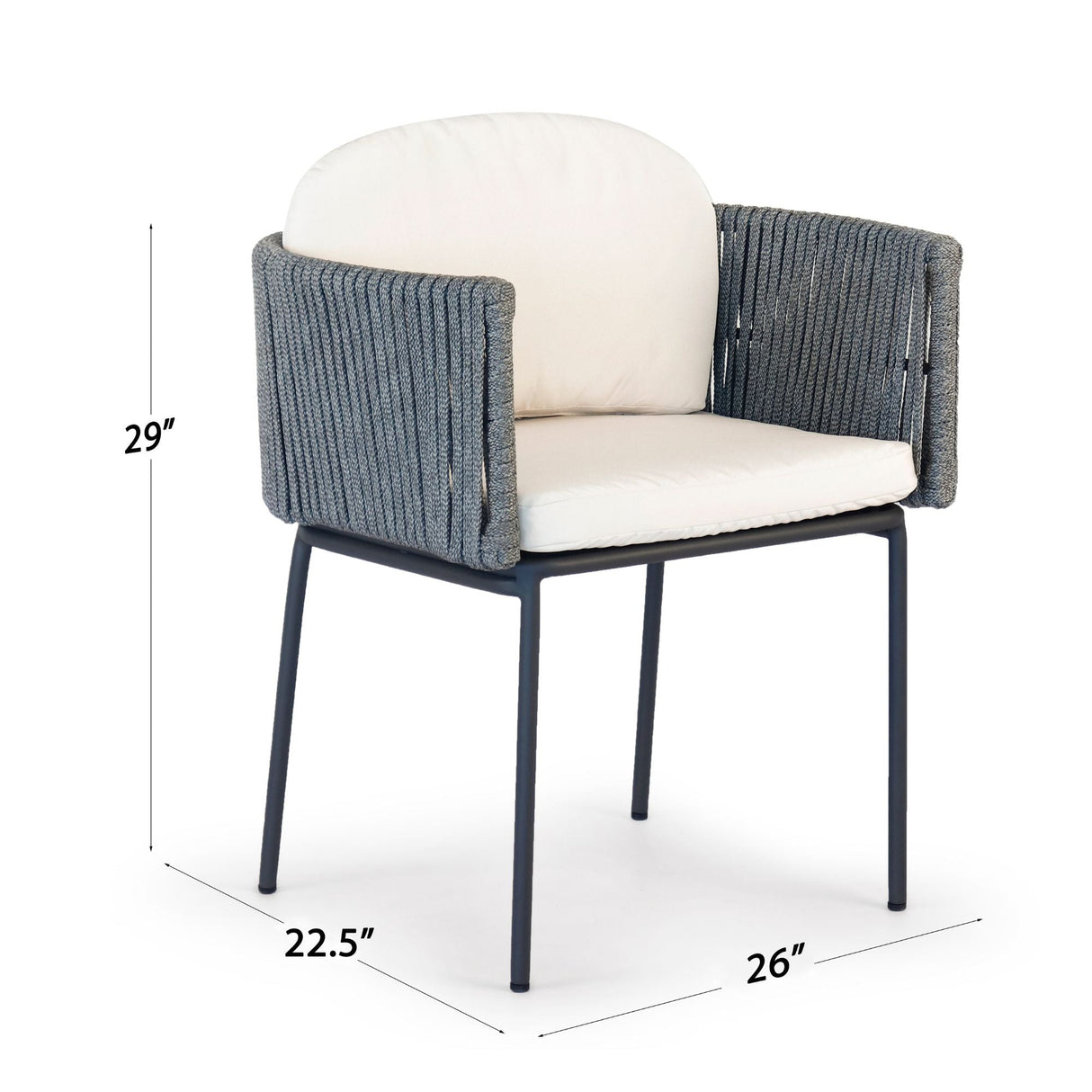Skyline Design Boston Dining Armchair with Sunbrella Cushion