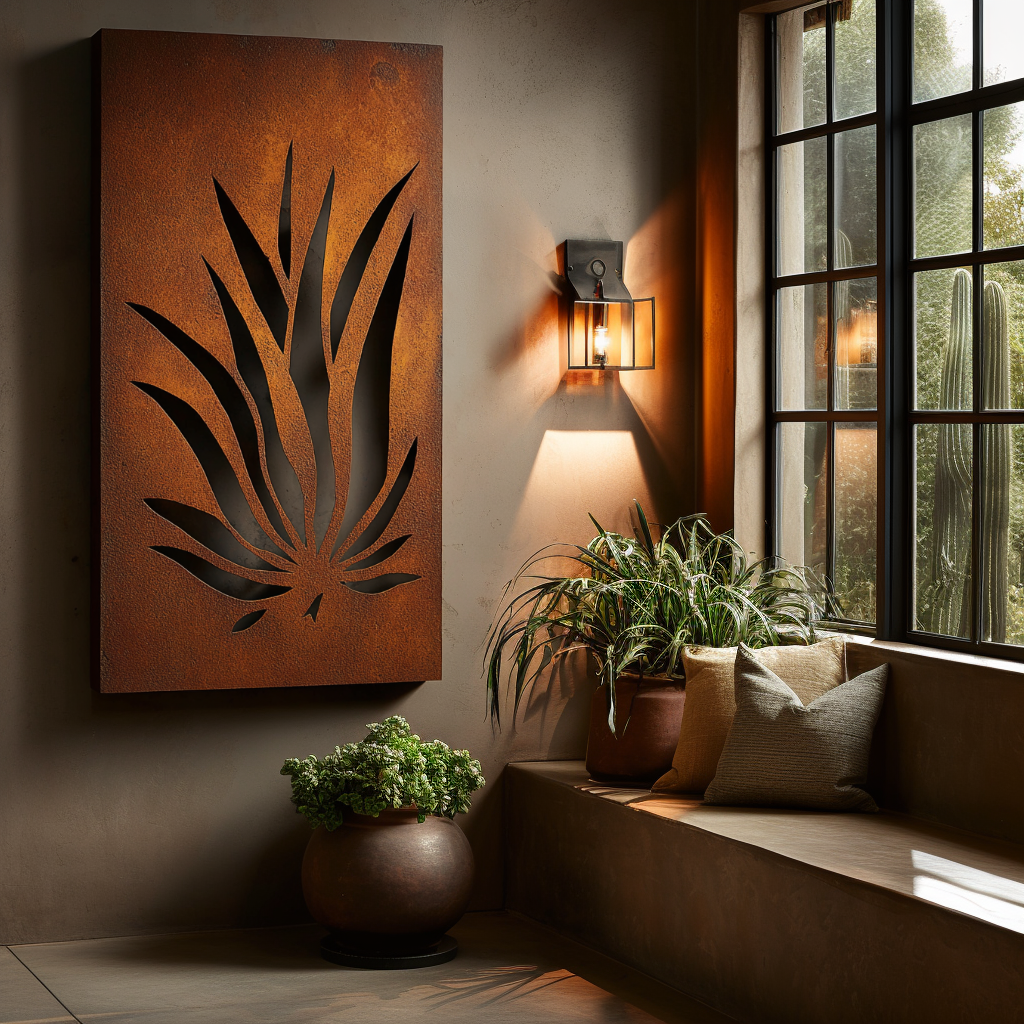 The Blue Agave - Metal Wall Art