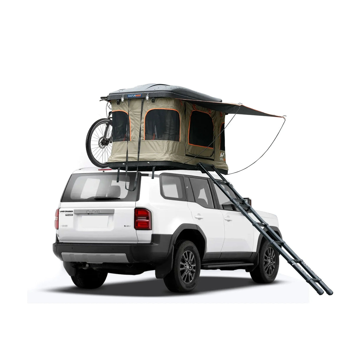 Naturnest Orion Mini Hard Shell Rooftop Tent 1‑Person ABS Pop‑Up Roof Tent