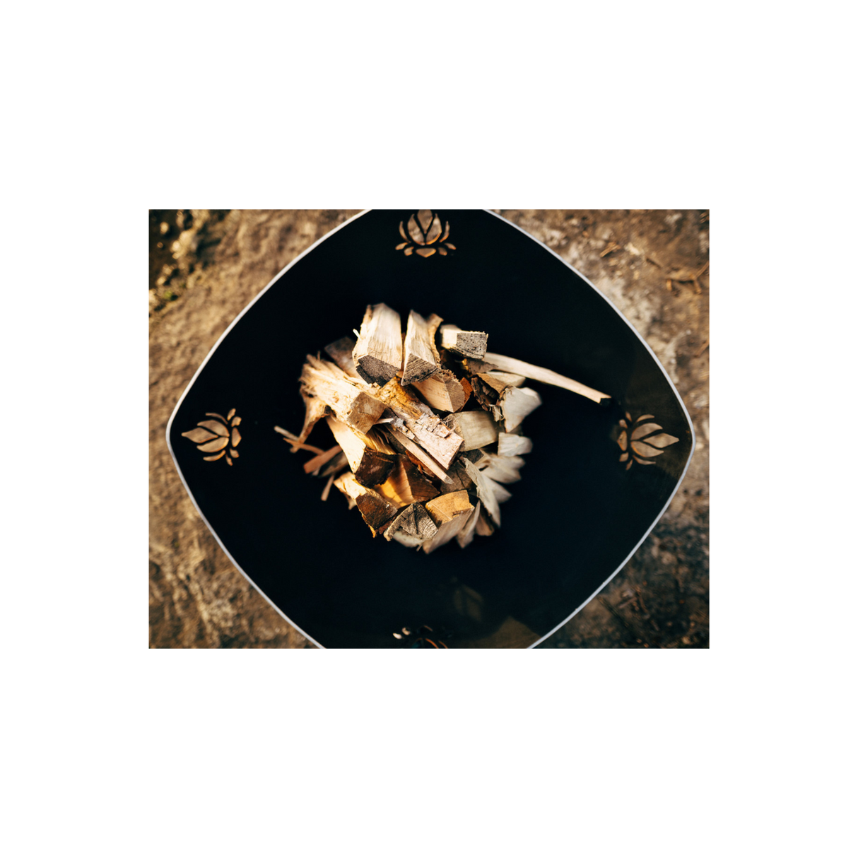 Fire Pit Art Namaste Fire Pit