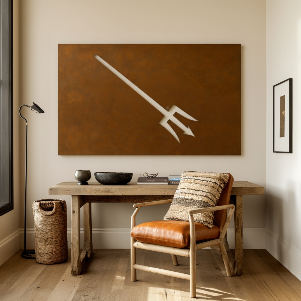 The Piercing Pitchfork - Wall Art - Landscape Umber