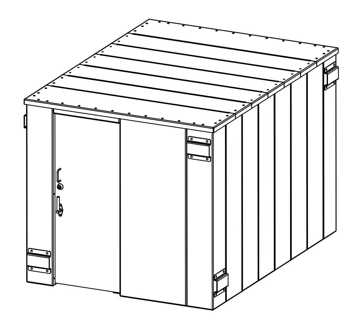 Swisher ESP Safety Shelter - 20 Person Private / 12 Person Business