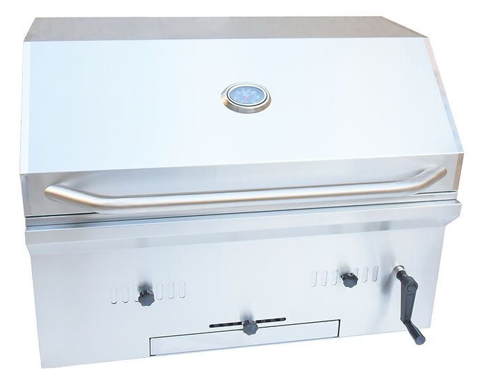 KoKoMo Grills 32" Built in Stainless Steel Charcoal BBQ Grill