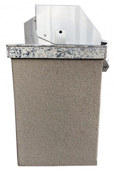 KoKoMo Grills Fiji 4' BBQ Island with 4 Burner Built-In BBQ Grill